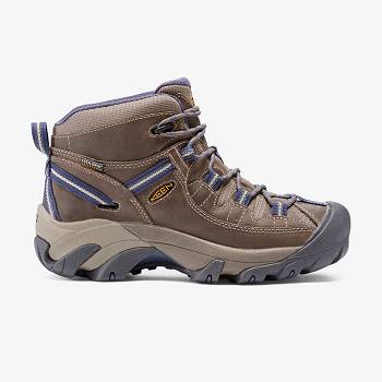 KEEN Női Targhee II Waterproof Mid Cut Túrabakancs Barna